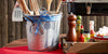 Kitchen Decorative Galvanized Buckets