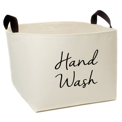 Hand Wash Canvas Laundry tub white
