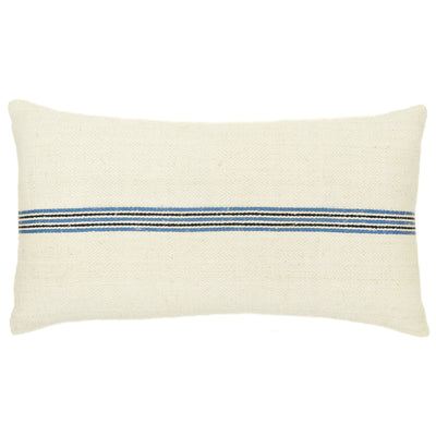 Blue/Black Stripe Vintage Grain Sack Pillow - A Southern Bucket