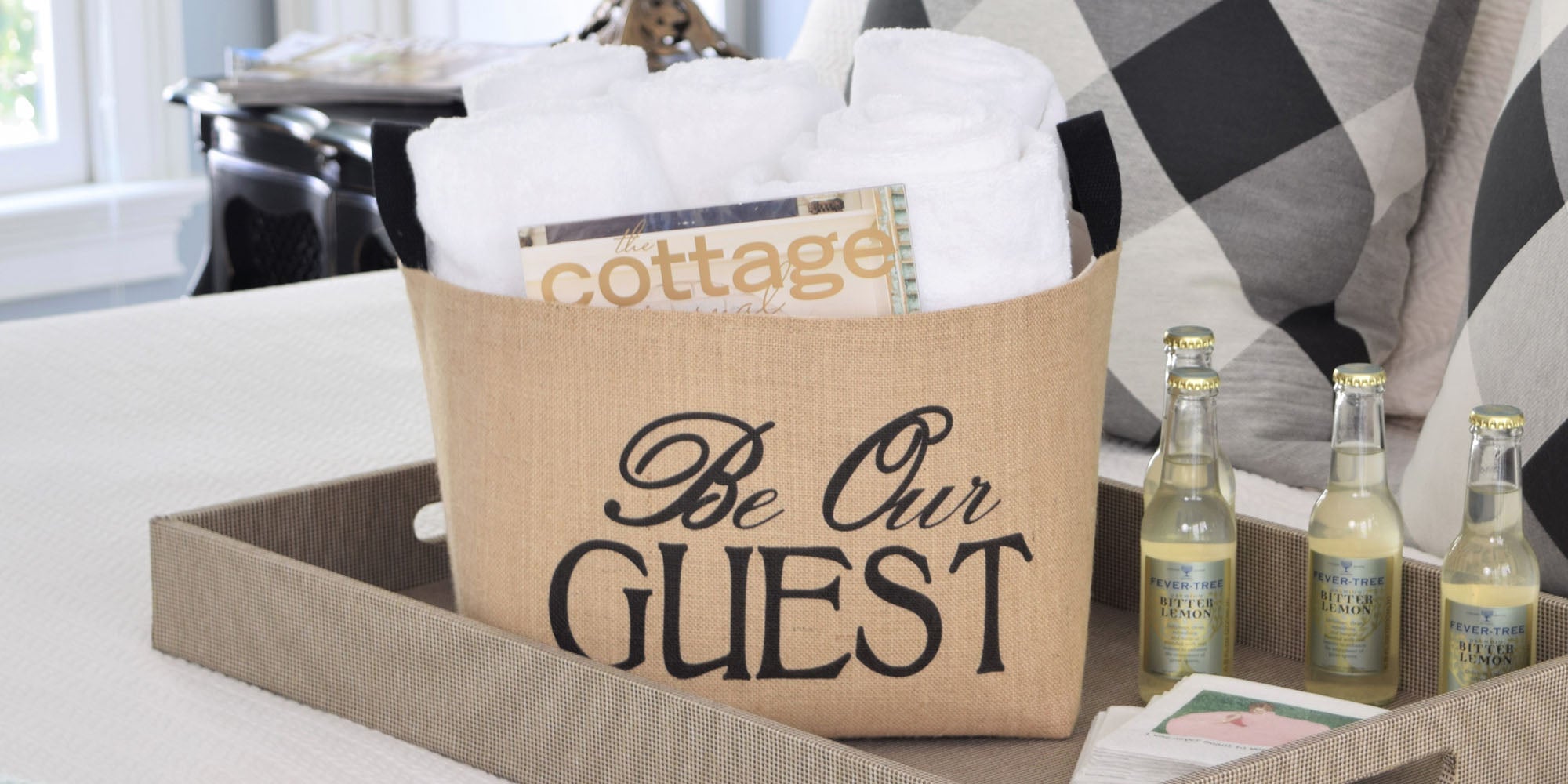 Guest Room Storage Baskets - A Southern Bucket | Luxury Home Decor