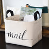 Mail Organizer Basket for Home Office or Entryway