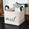 Mail Organizer Basket for Home Office or Entryway