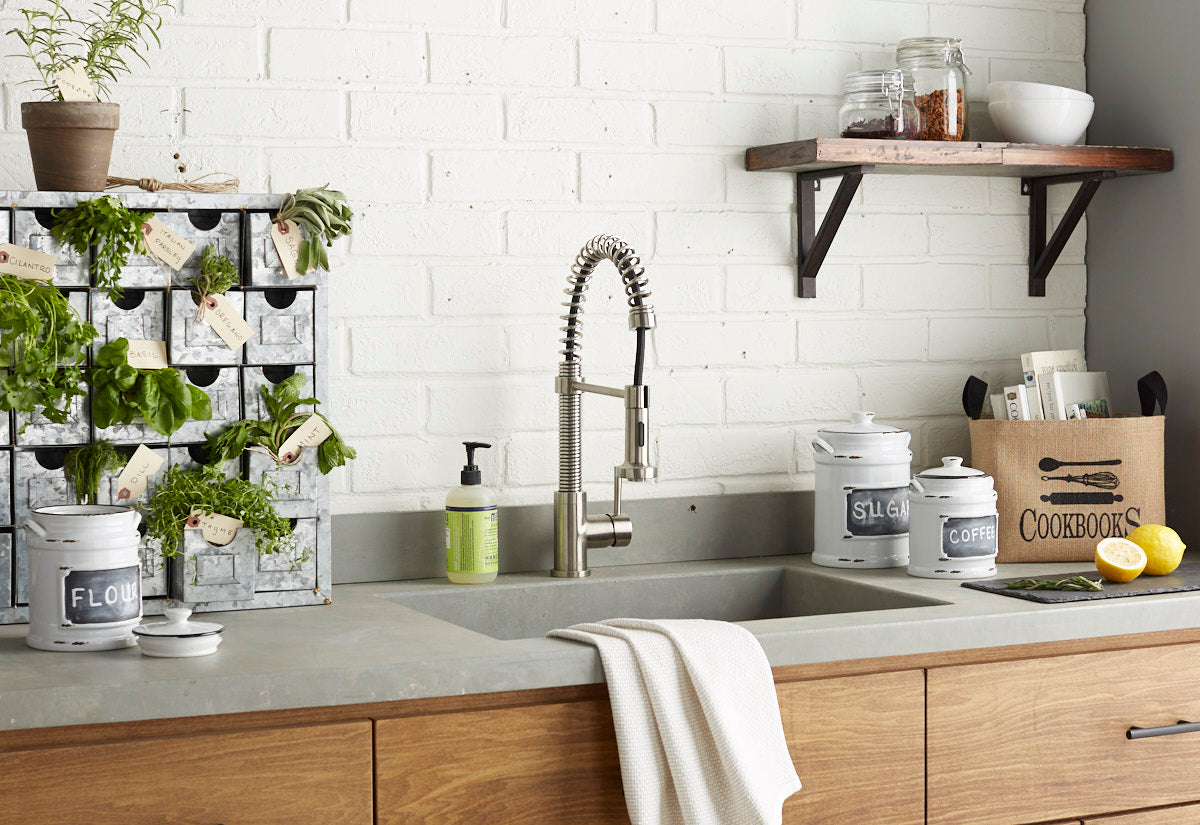 Cookbooks Burlap Storage Baskets