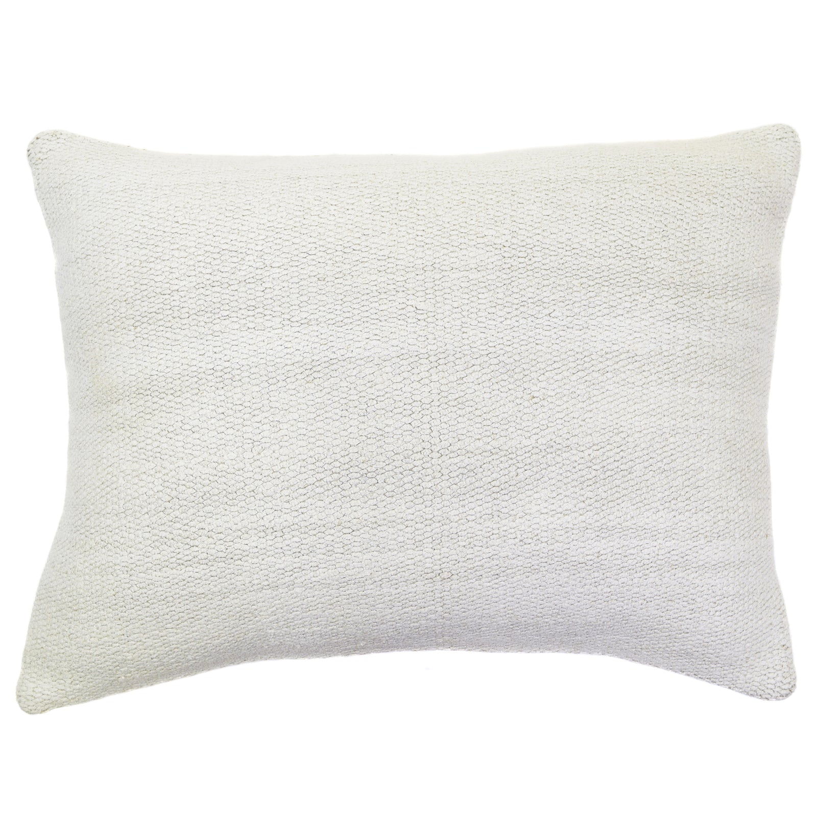 Vintage Wool Kilim Pillow, Gray 