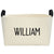 Personalized Canvas Storage Bin