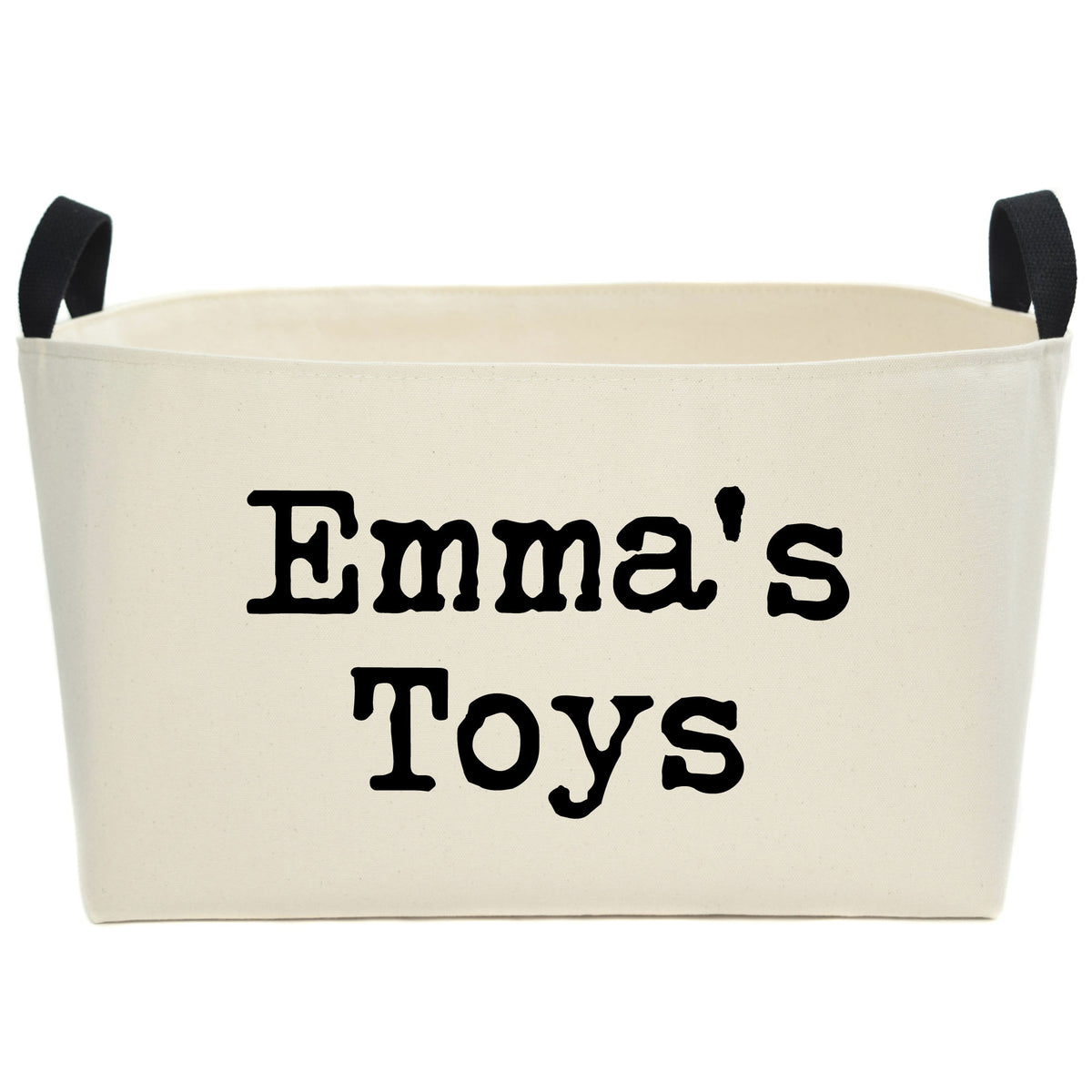 Custom Name Toy Basket