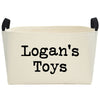 Modern Toy Basket Personalized