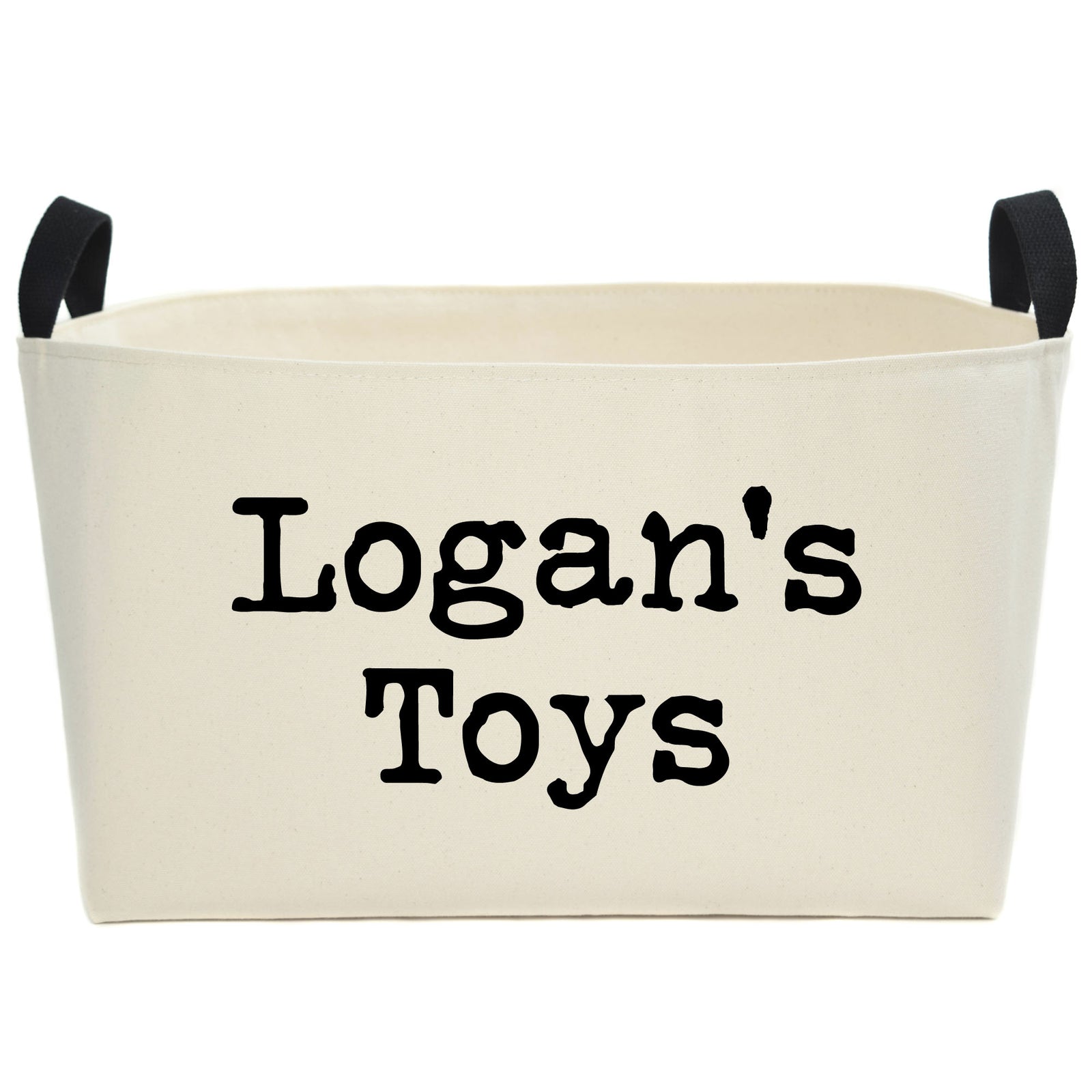 Custom Name Toy Basket