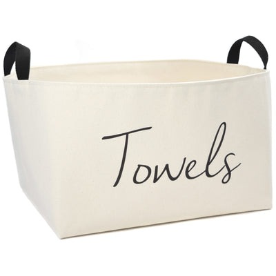 Towels Canvas Storage Bin, X-Large - A Southern Bucket - 1