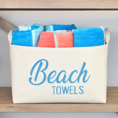 Beach Towels Basket