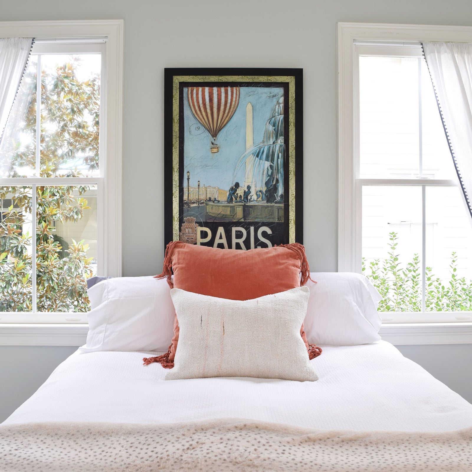 Vintage WoolPillow  Neutral Pink 