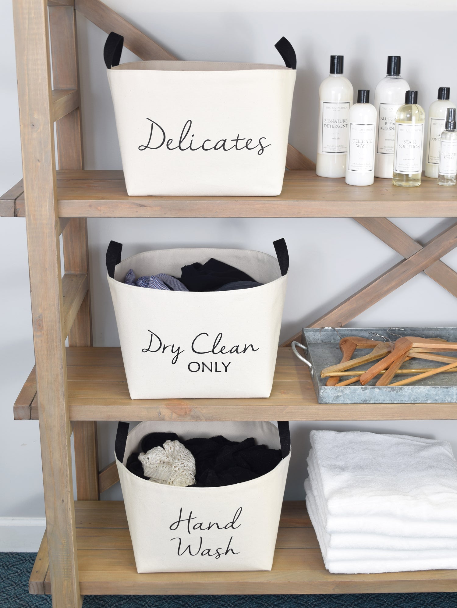 Canvas Laundry Basket Sorter - A Southern Bucket