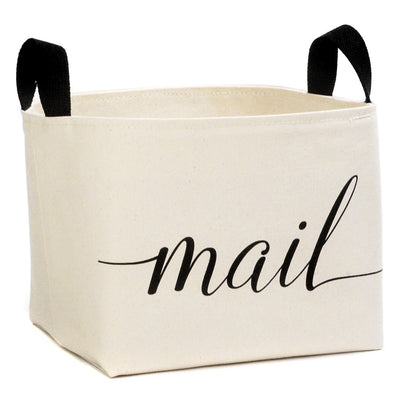 Mail Canvas Storage Bin - A Southern Bucket - 1