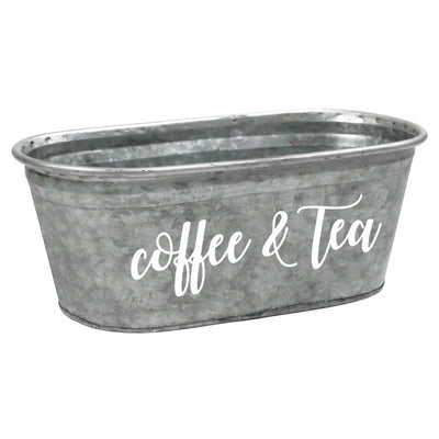 Coffee & Tea Galvanize Tub