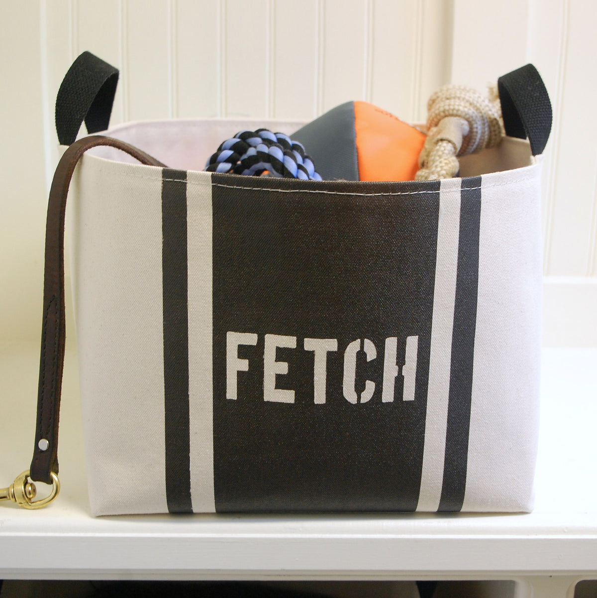 Fetch Striped Dog Storage Bins
