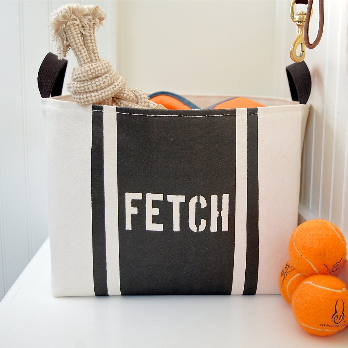 Fetch Striped Dog Storage tug