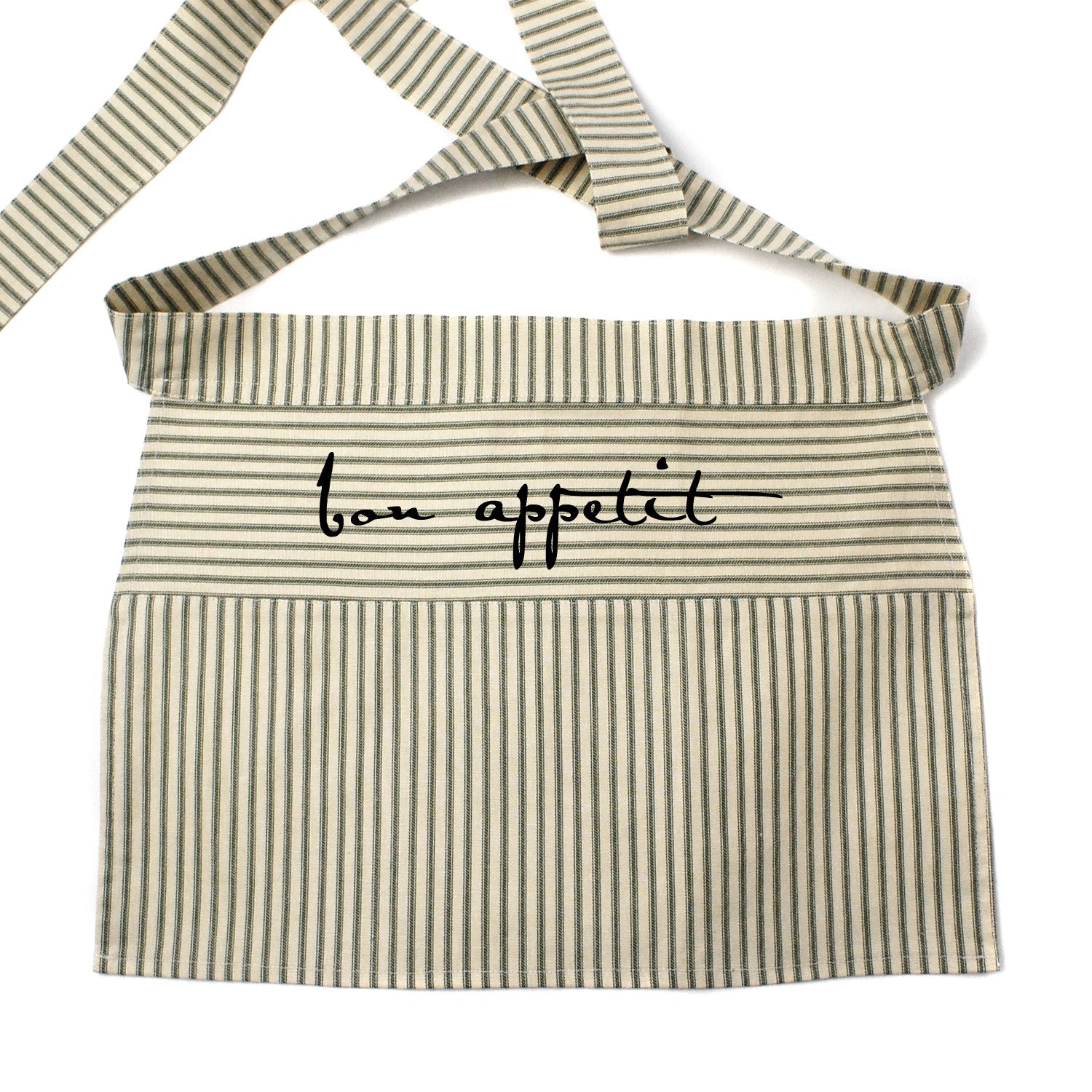 Bon Appetit Half Apron