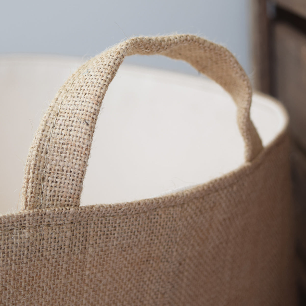 Callie Burlap Storage Basket