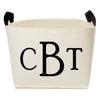 Personalized Canvas Storage Bins