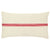 Red Stripe Vintage Grain Sack Pillow