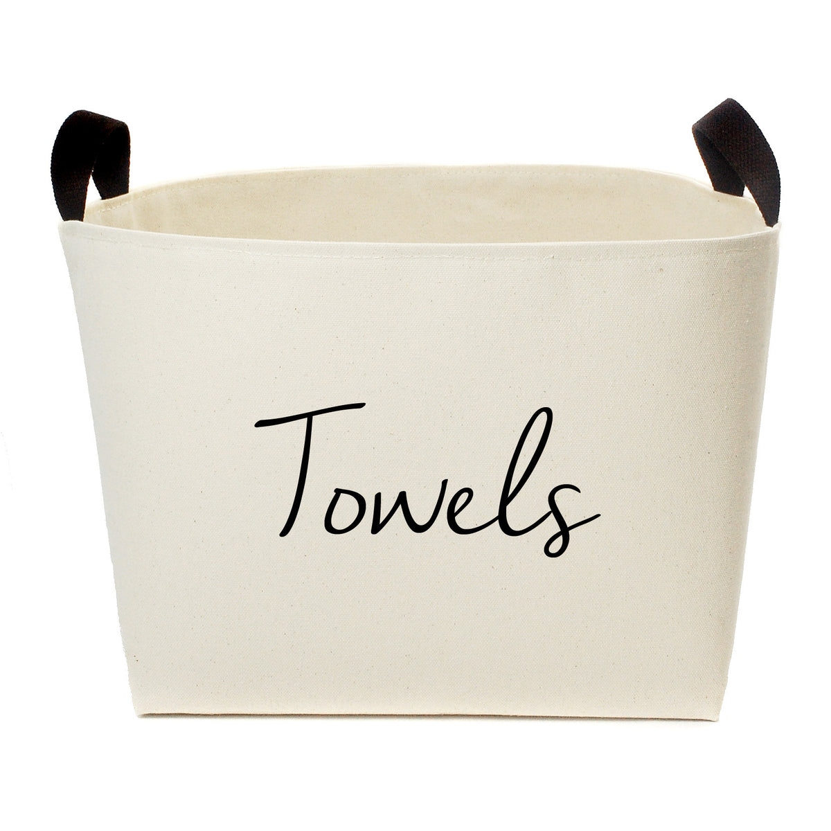 Towels Canvas Storage Basket - A Southern Bucket
