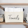 Towels Rectangle Canvas Storage Bin - A Southern Bucket
