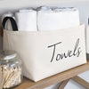 Towels Rectangle Canvas Storage Bin - A Southern Bucket