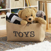 Toys Rectangle Burlap Bin - A Southern Bucket