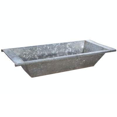 Vintage Zinc Metal Beverage Trough