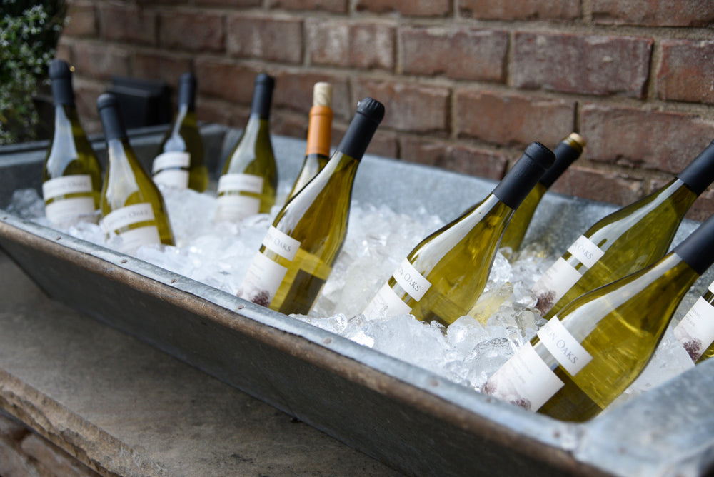 Vintage Zinc Metal Beverage Trough